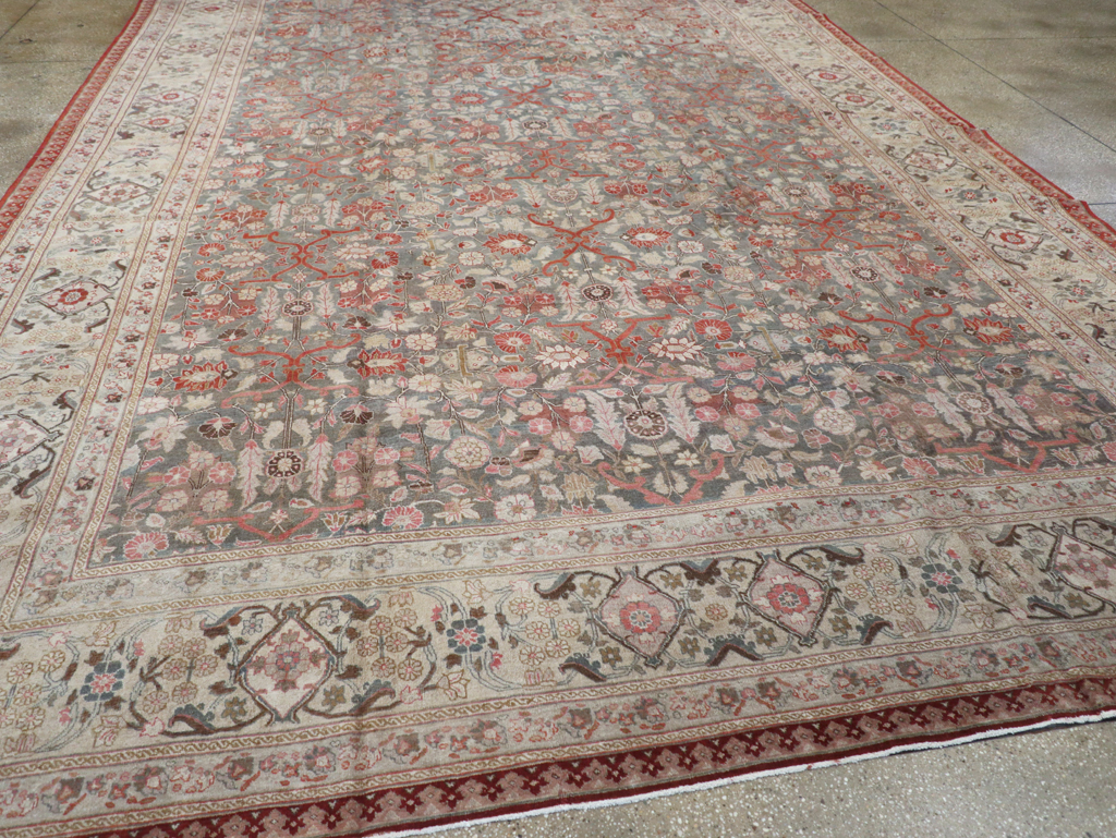 Antique Persian Tabriz Carpet, No.20338 - Gss