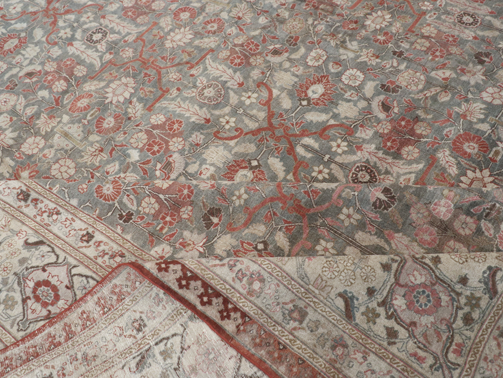 Antique Persian Tabriz Carpet, No.20338 - Gss