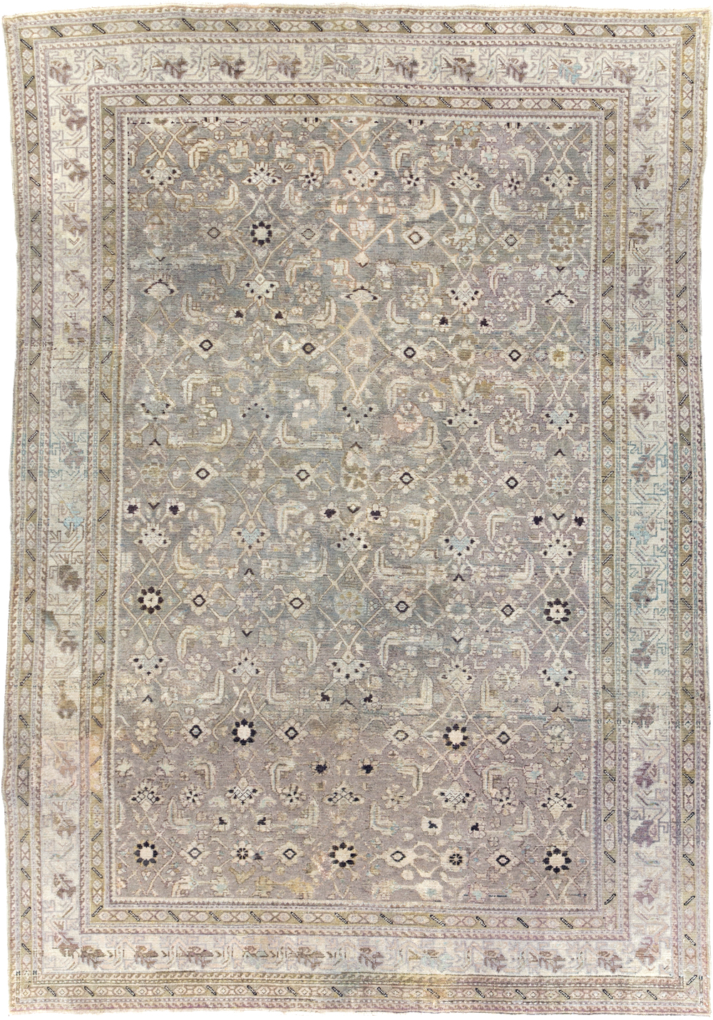 Vintage Persian Malayer Accent Carpet, No.20344 - Gss
