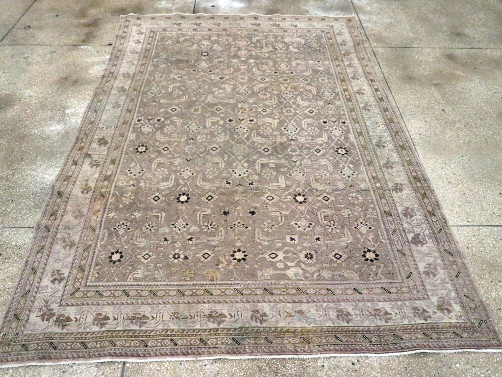 Vintage Persian Malayer Accent Carpet, No.20344 - Gss