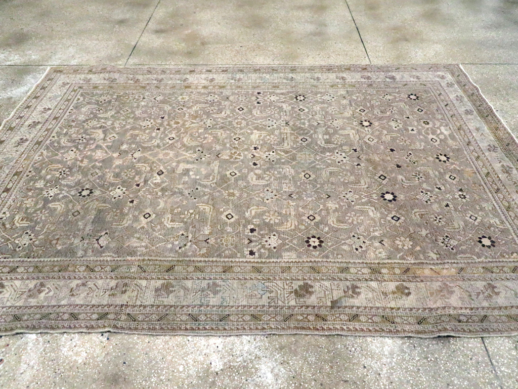 Vintage Persian Malayer Accent Carpet, No.20344 - Gss