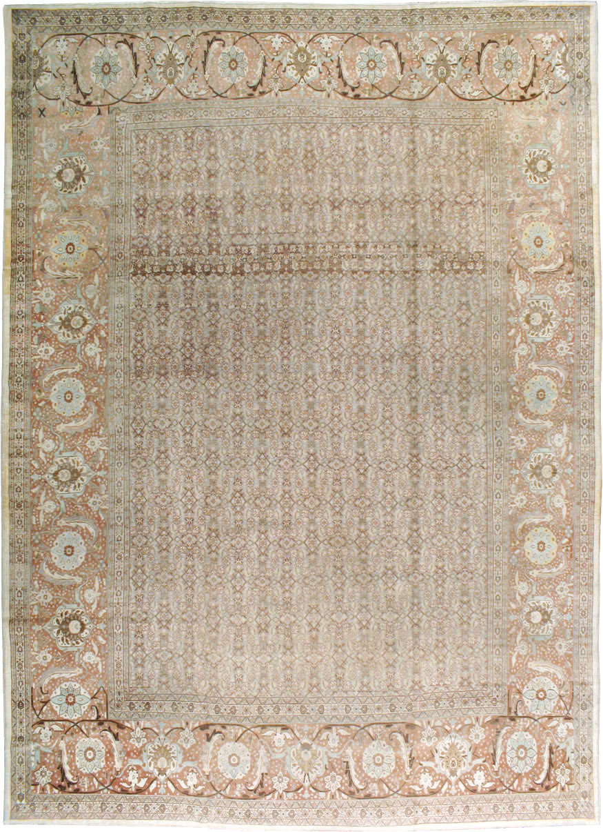 Antique Tabriz Persian Carpet, No.20356 - Gss