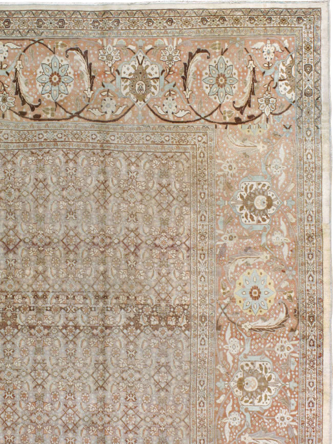 Antique Tabriz Persian Carpet, No.20356 - Gss