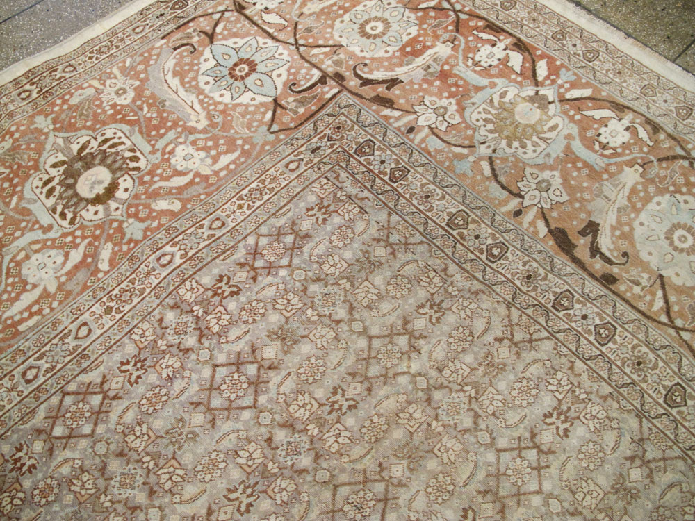 Antique Tabriz Persian Carpet, No.20356 - Gss