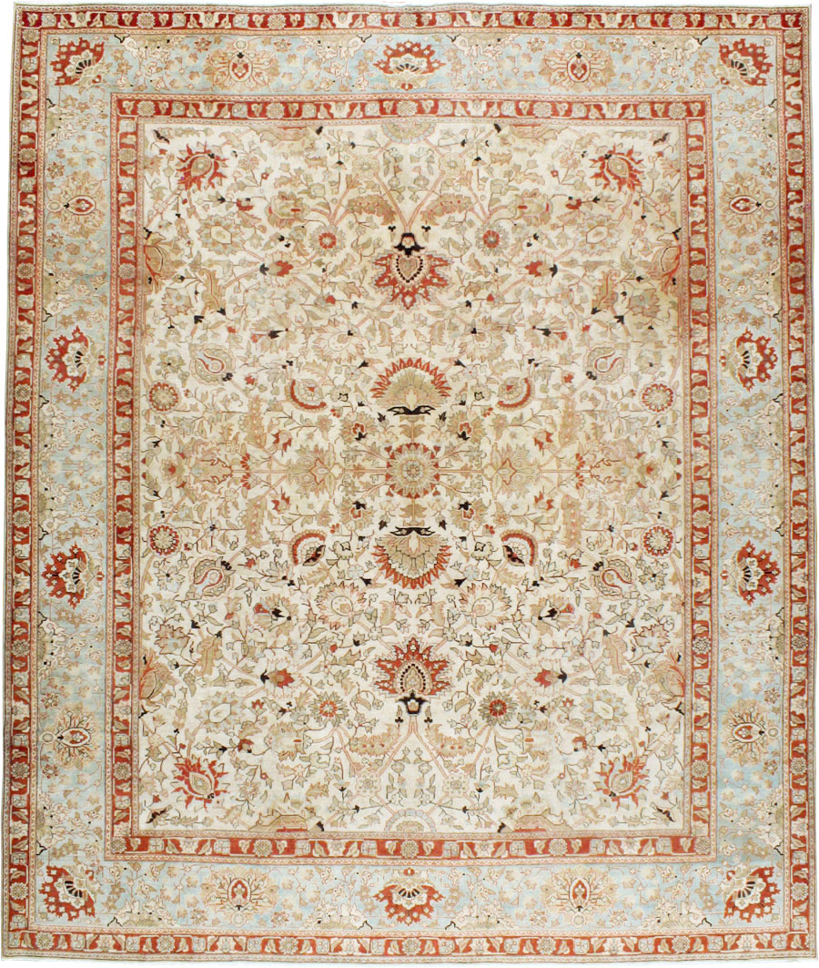 Antique Persian Tabriz Carpet, No.20357 - Gss