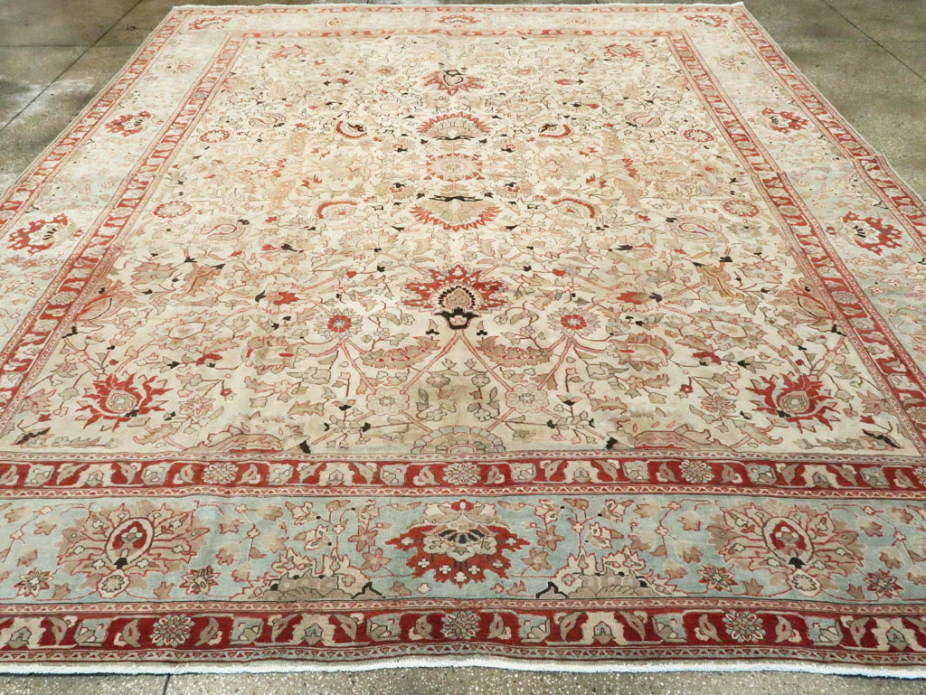 Antique Persian Tabriz Carpet, No.20357 - Gss