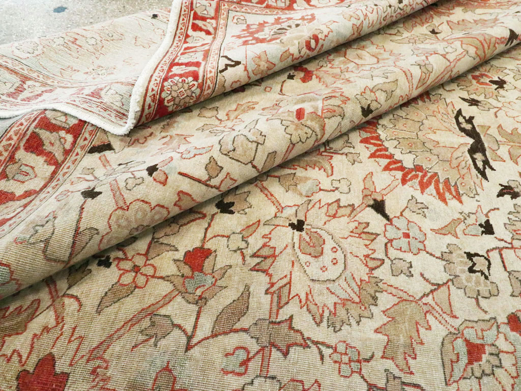 Antique Persian Tabriz Carpet, No.20357 - Gss