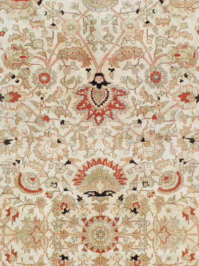Antique Persian Tabriz Carpet, No.20357 - Gss