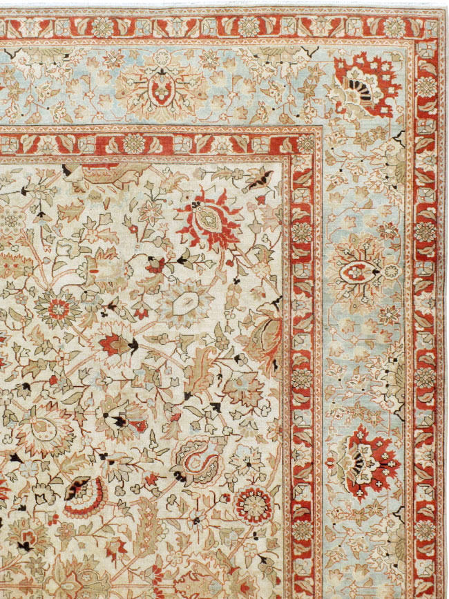 Antique Persian Tabriz Carpet, No.20357 - Gss