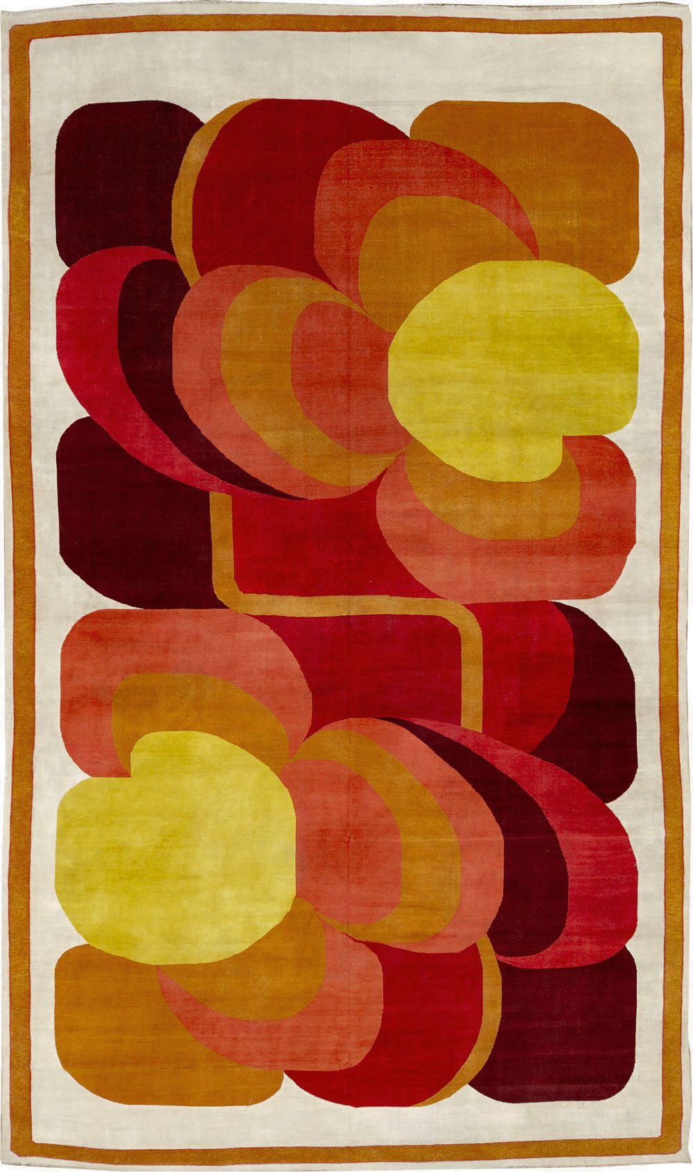 Vintage French Art Deco Oversize Carpet, No.20405 - Gss