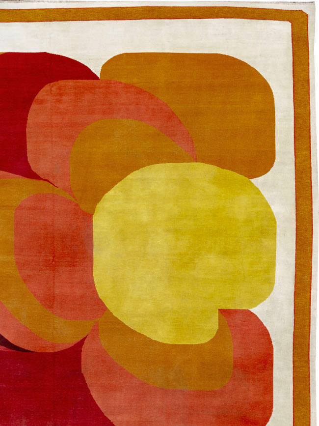 Vintage French Art Deco Oversize Carpet, No.20405 - Gss