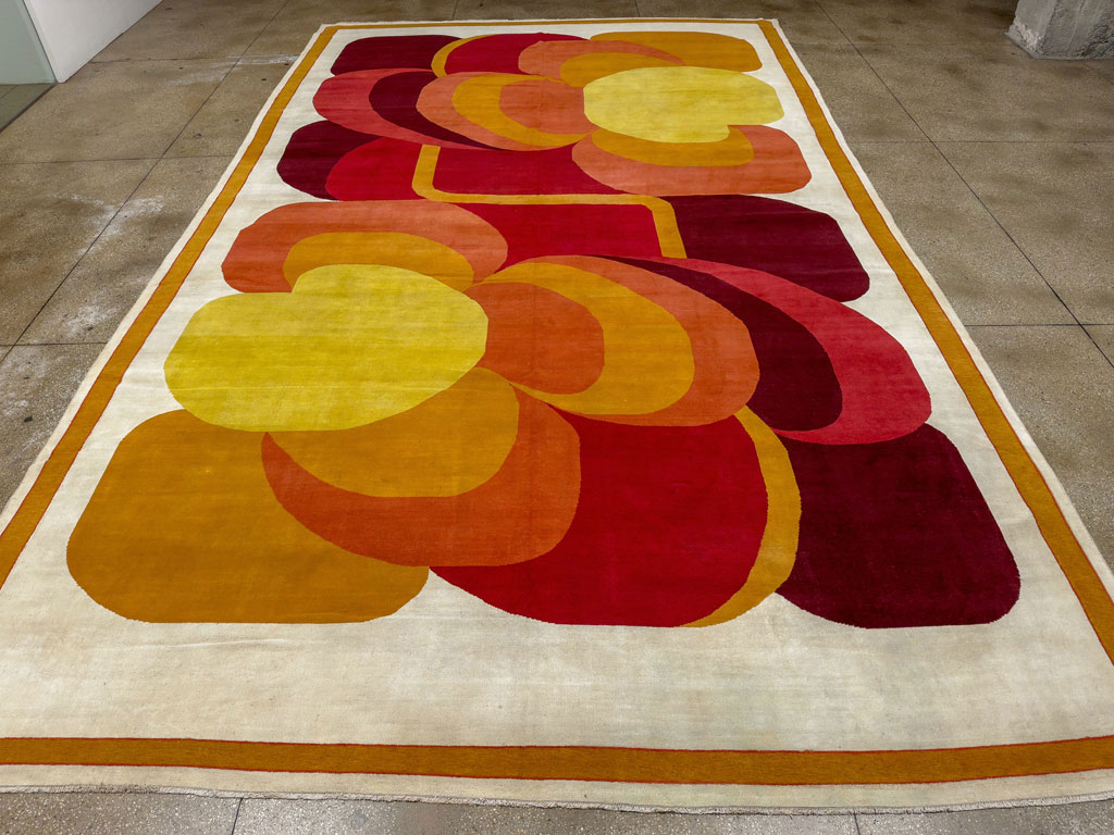 Vintage French Art Deco Oversize Carpet, No.20405 - Gss