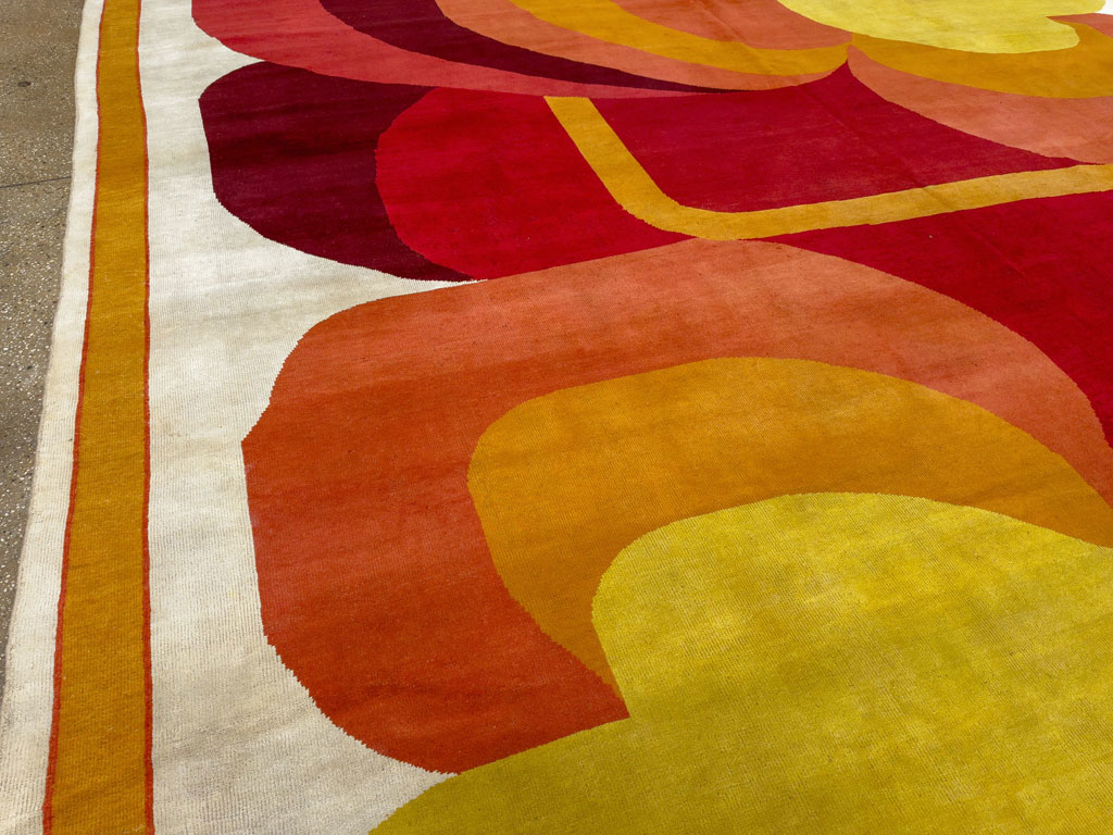 Vintage French Art Deco Oversize Carpet, No.20405 - Gss