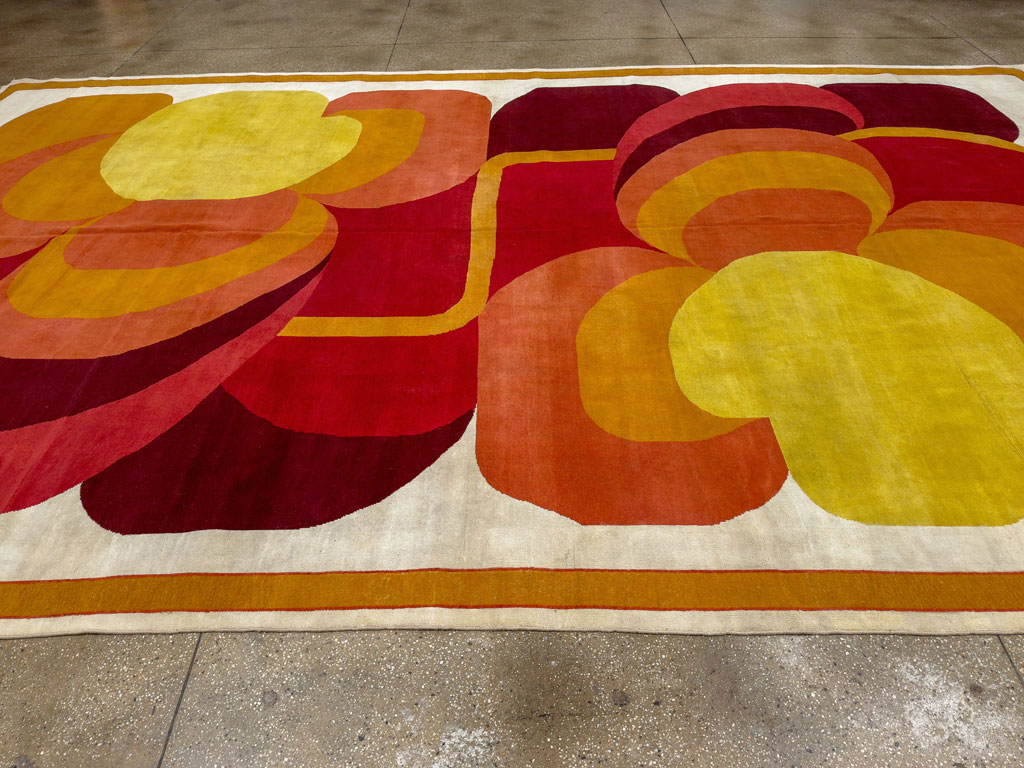 Vintage French Art Deco Oversize Carpet, No.20405 - Gss