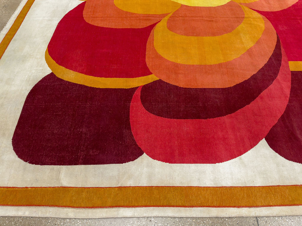 Vintage French Art Deco Oversize Carpet, No.20405 - Gss