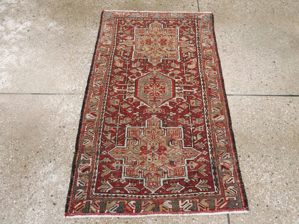 Vintage Persian Karajeh Rug, No.20407 - Gss
