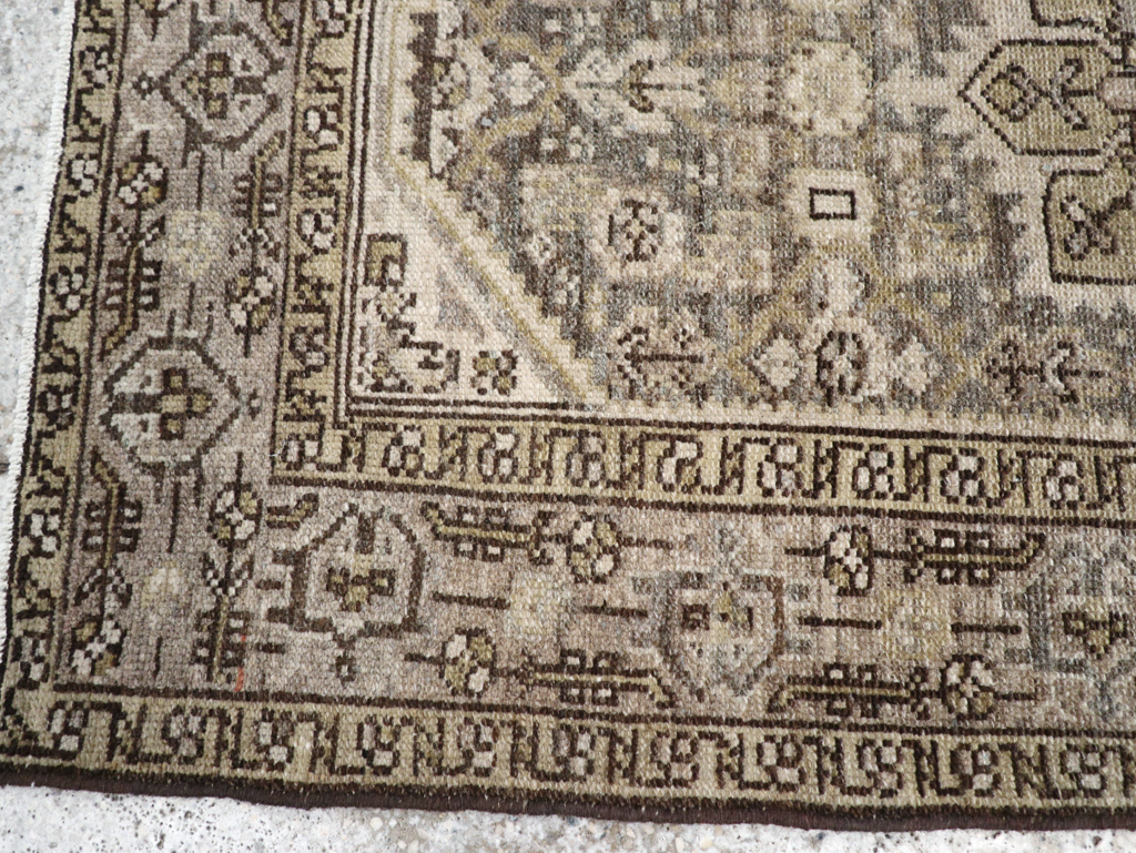 Vintage Persian Malayer Throw Rug, No.20419 - Gss