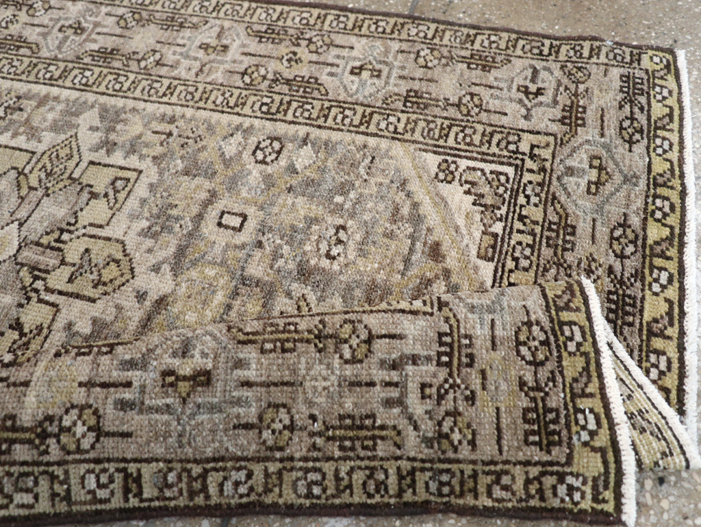 Vintage Persian Malayer Throw Rug, No.20419 - Gss