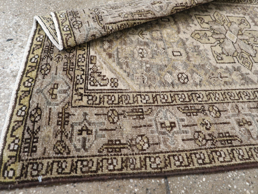 Vintage Persian Malayer Throw Rug, No.20419 - Gss