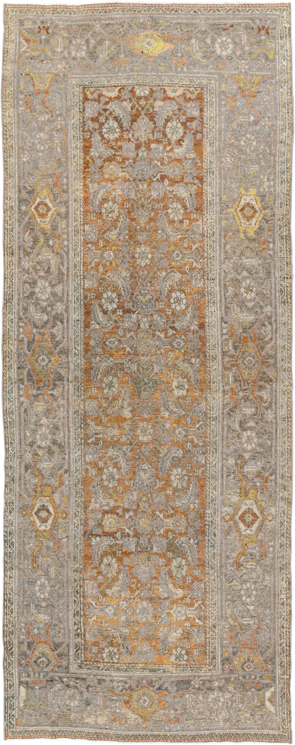Antique Persian Kurdish Small Gallery Rug, No.20420 - Gss