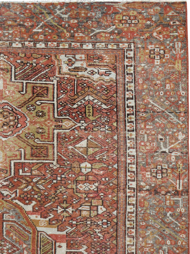 Vintage Persian Karajeh Rug, No.20425 - Gss