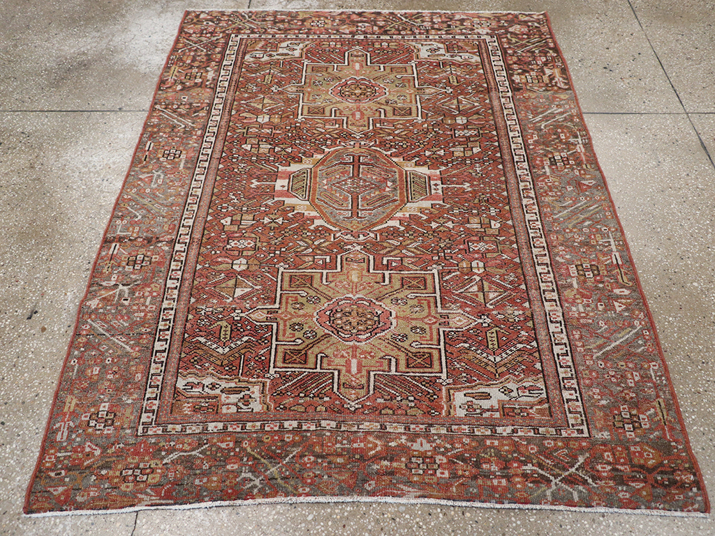 Vintage Persian Karajeh Rug, No.20425 - Gss