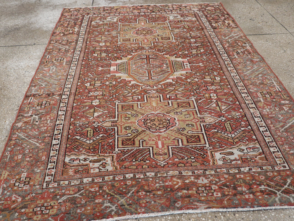 Vintage Persian Karajeh Rug, No.20425 - Gss