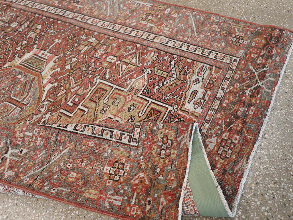 Vintage Persian Karajeh Rug, No.20425 - Gss