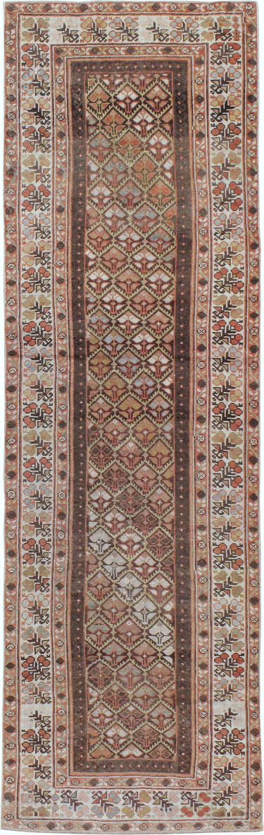 Vintage Persian Kurdish Runner, No.20435 - Gss