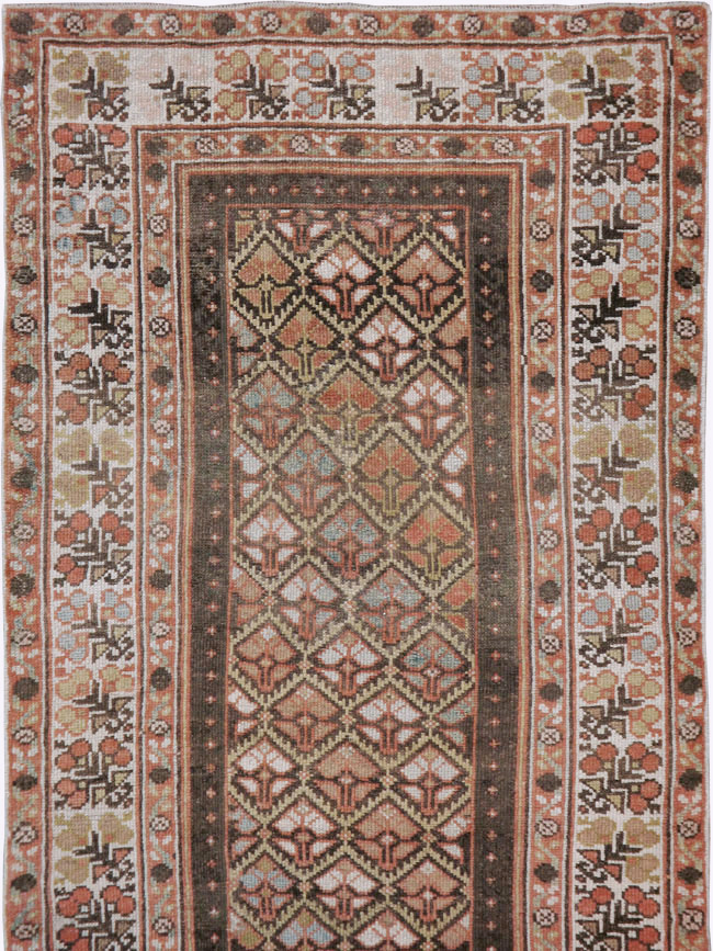 Vintage Persian Kurdish Runner, No.20435 - Gss