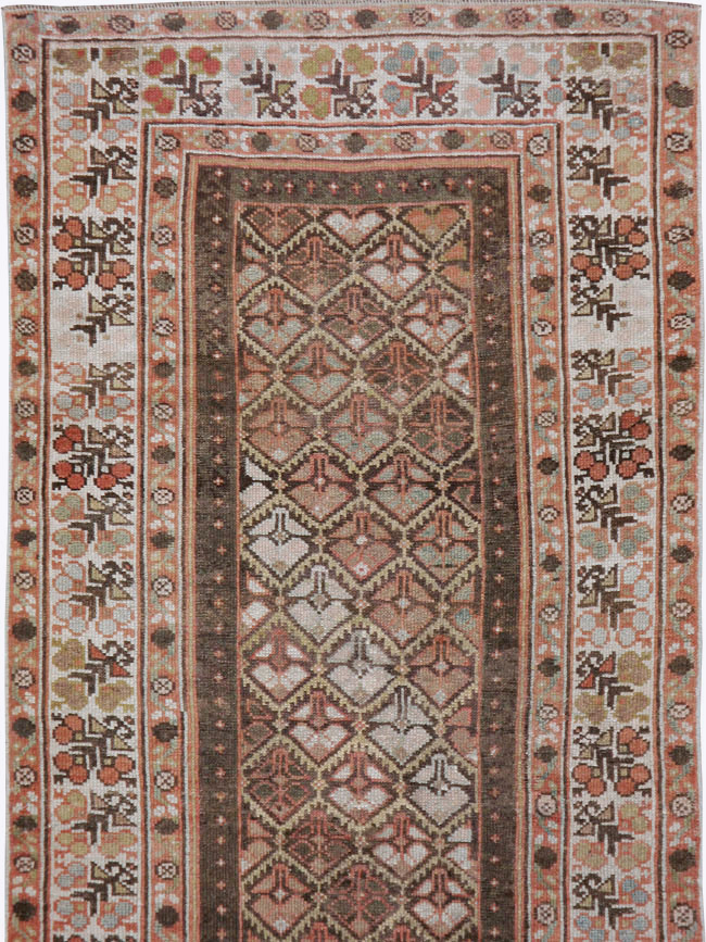 Vintage Persian Kurdish Runner, No.20435 - Gss