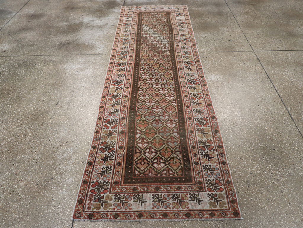 Vintage Persian Kurdish Runner, No.20435 - Gss