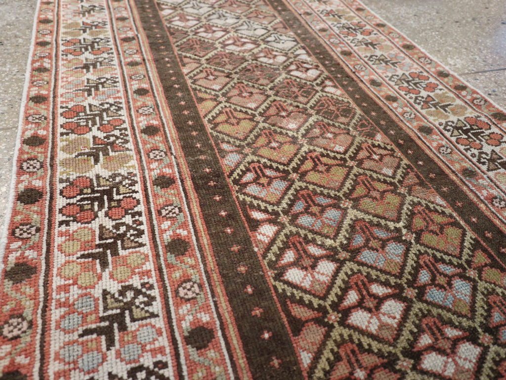 Vintage Persian Kurdish Runner, No.20435 - Gss