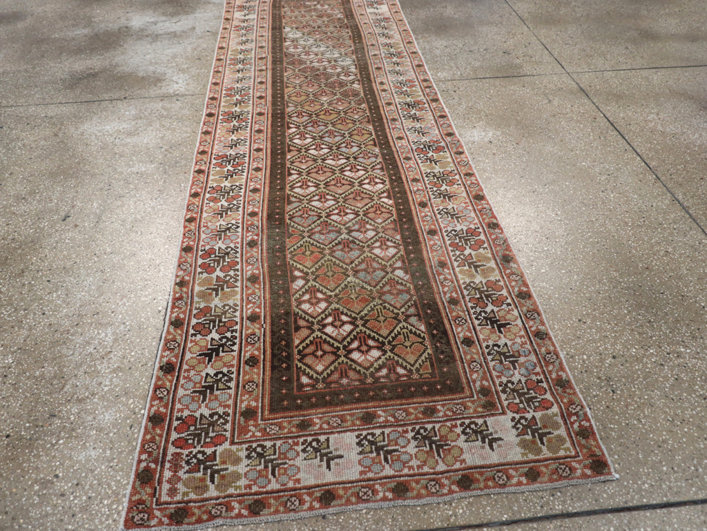 Vintage Persian Kurdish Runner, No.20435 - Gss