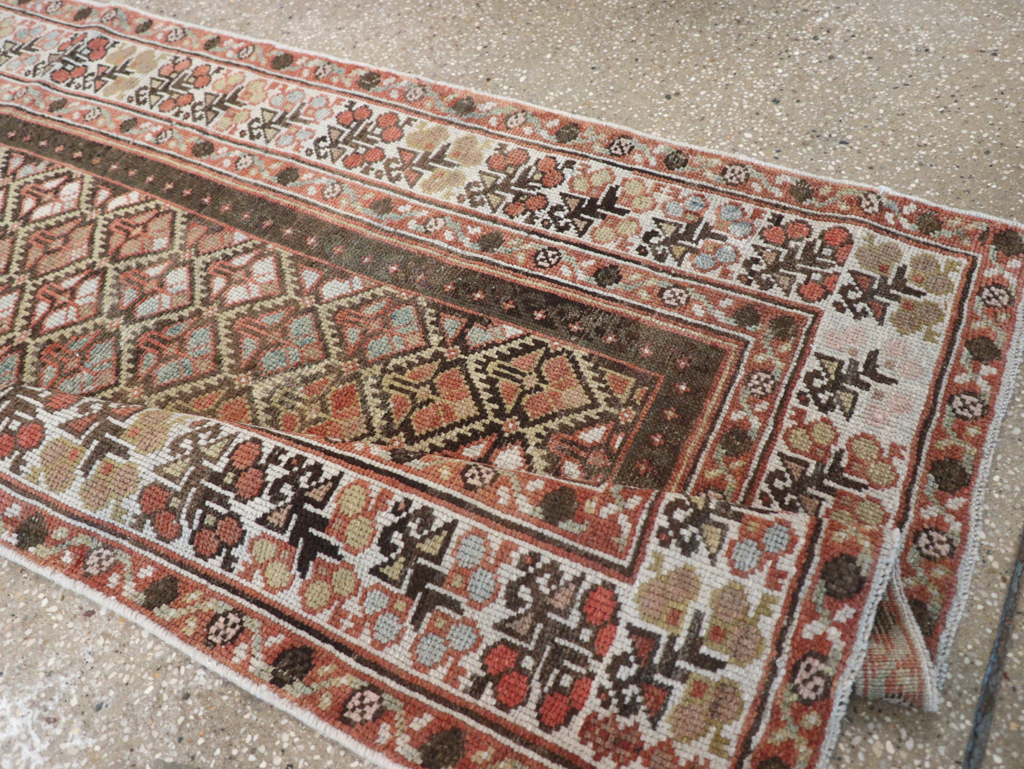 Vintage Persian Kurdish Runner, No.20435 - Gss