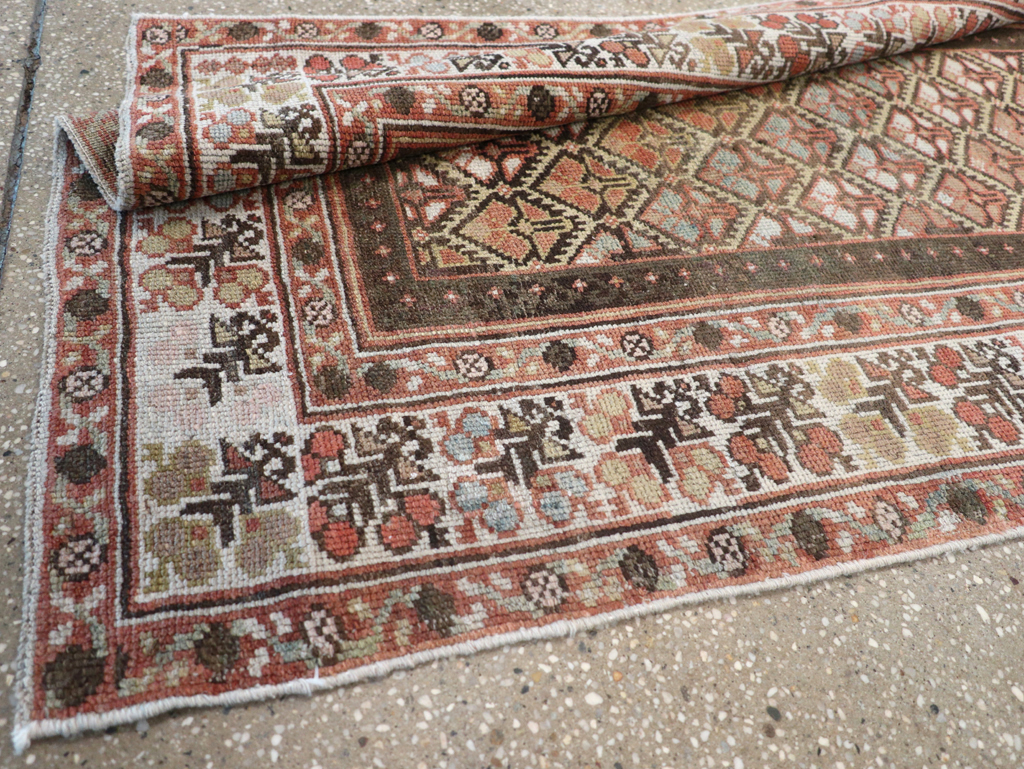 Vintage Persian Kurdish Runner, No.20435 - Gss