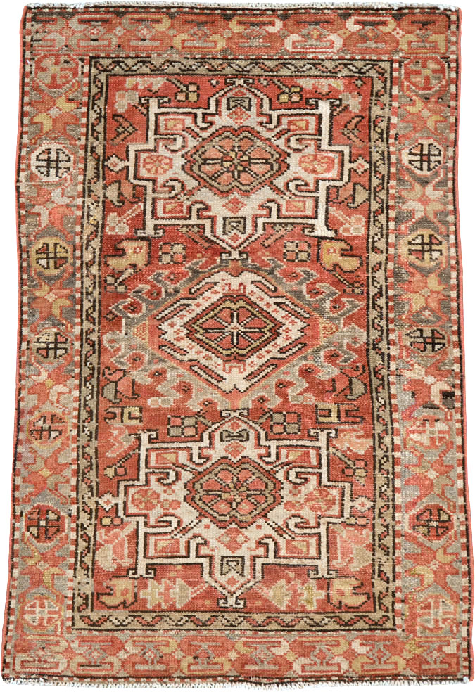 Vintage Persian Karajeh Rug, No.20436 - Gss