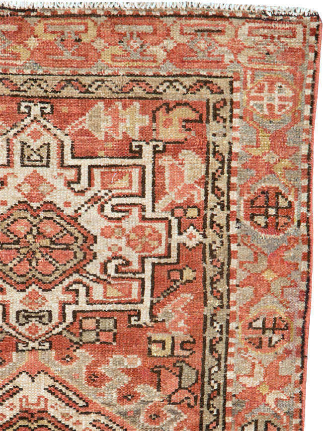 Vintage Persian Karajeh Rug, No.20436 - Gss