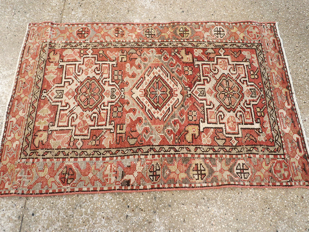 Vintage Persian Karajeh Rug, No.20436 - Gss
