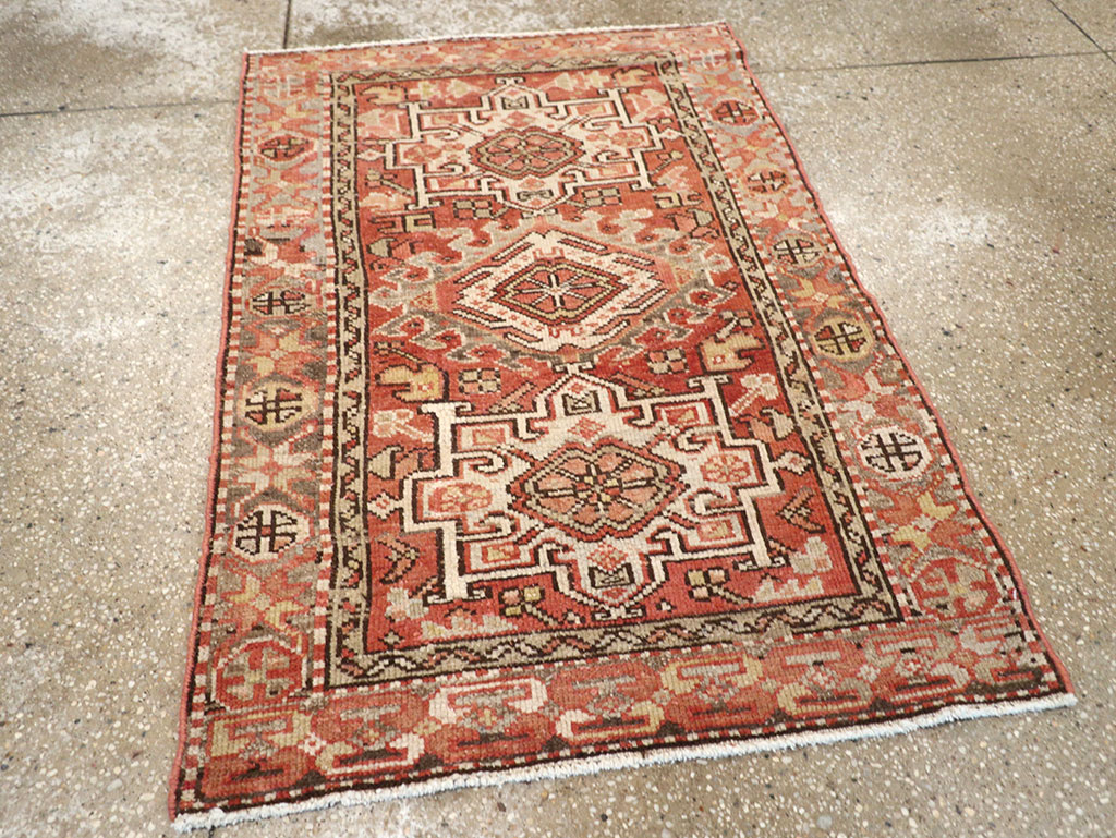 Vintage Persian Karajeh Rug, No.20436 - Gss