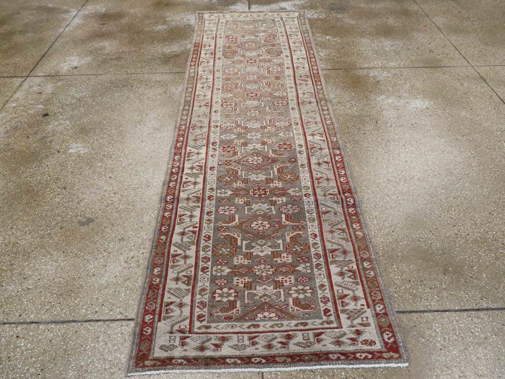 Vintage Persian Malayer Runner, No.20455 - Gss