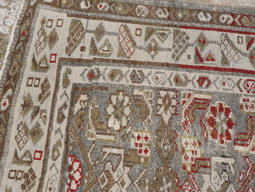 Vintage Persian Malayer Runner, No.20455 - Gss
