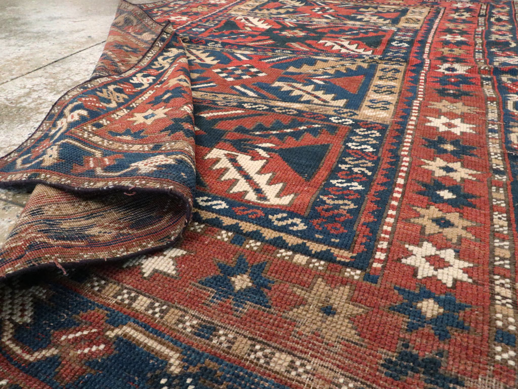 Antique Caucasian Kazak Rug, No.20467 - Gss