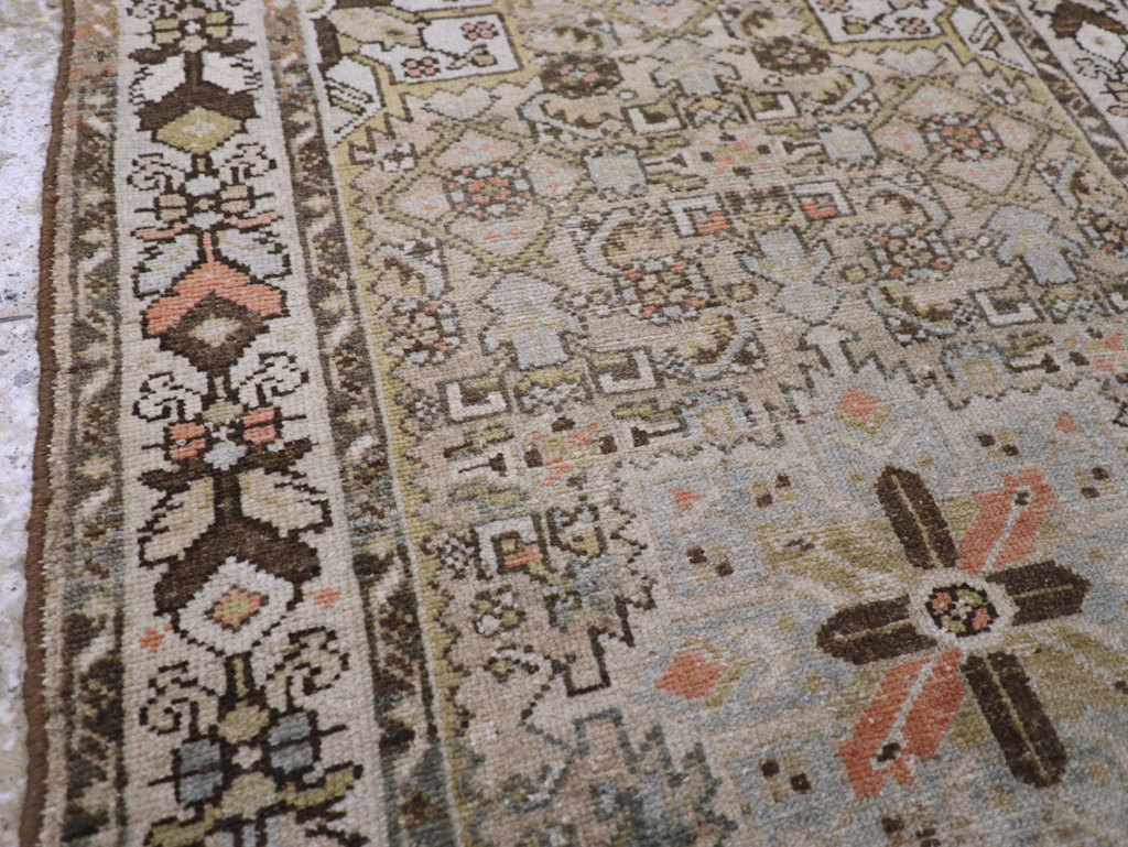 Antique Persian Malayer Throw Rug, No.20469 - Gss