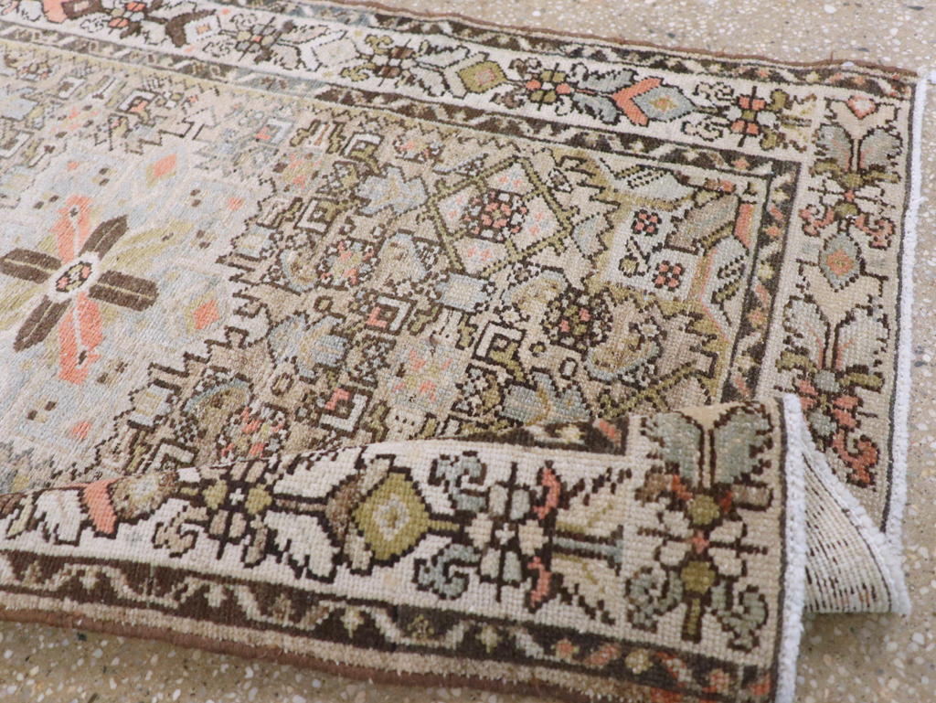 Antique Persian Malayer Throw Rug, No.20469 - Gss