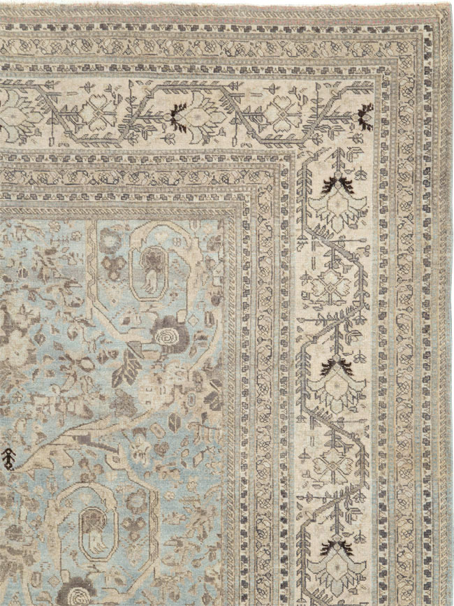 Antique Persian Tabriz Carpet, No.20476 - Gss