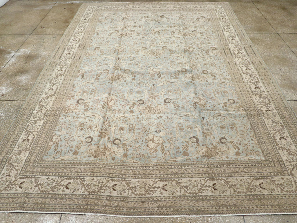Antique Persian Tabriz Carpet, No.20476 - Gss