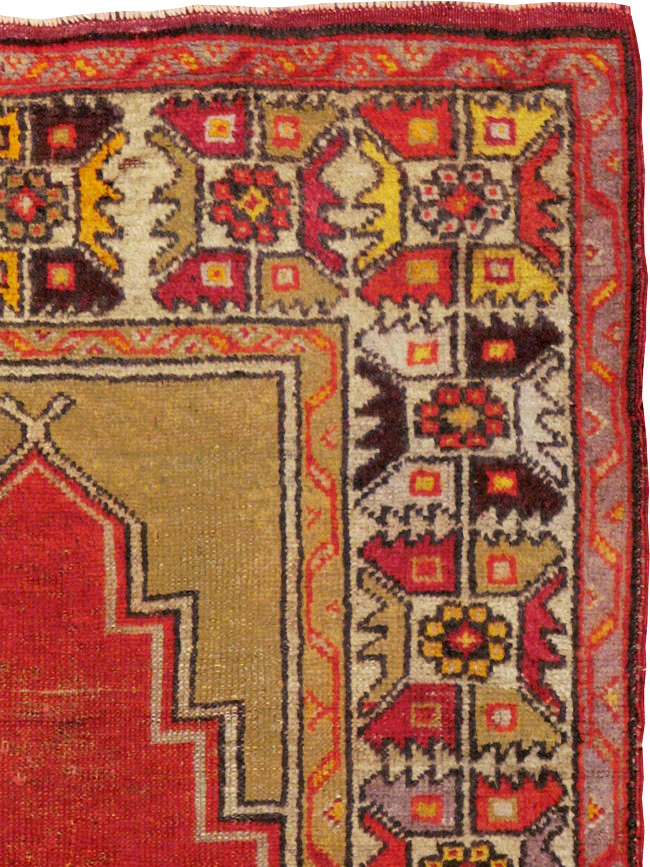 Antique Turkish Anatolian Rug, No.20487 - Gss