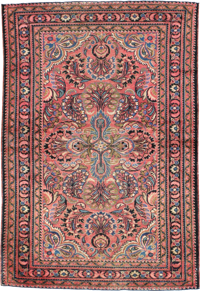 Vintage Persian Lilihan Rug, No.20488 - Gss