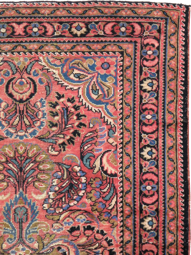 Vintage Persian Lilihan Rug, No.20488 - Gss